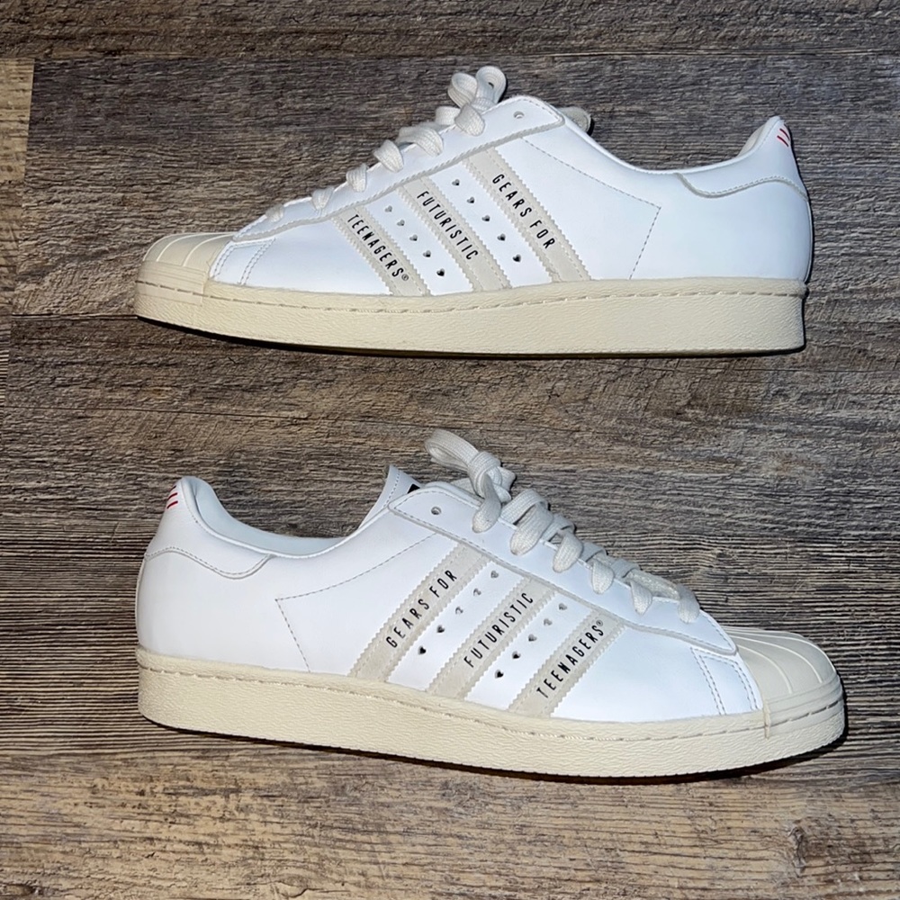 Human Made x Superstar 'Gears For Futuristic Teenagers - White' - Picture 2 of 14